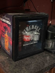 Fireball Cinnamon Whisky Branded Mini Fridge