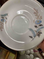 Porcelain Floral Motif Saucer