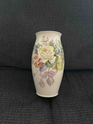 Floral Decorated Ceramic Vase