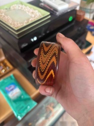Inlaid Wood Cuff Bracelet