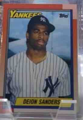 1990 Topps Deion Sanders #61 Baseball Card