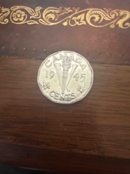 1945 Canadian 'V for Victory' Nickel