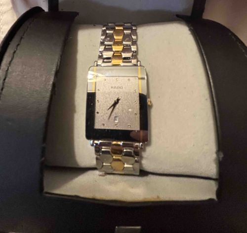 Rado Florence Date Rectangular Two-Tone Men's Watch