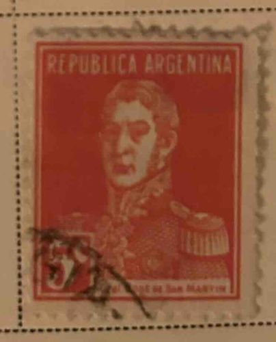 Jose de San Martin Postage Stamp, Argentina