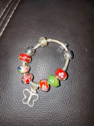 Charmed Bracelet with Butterfly Charm