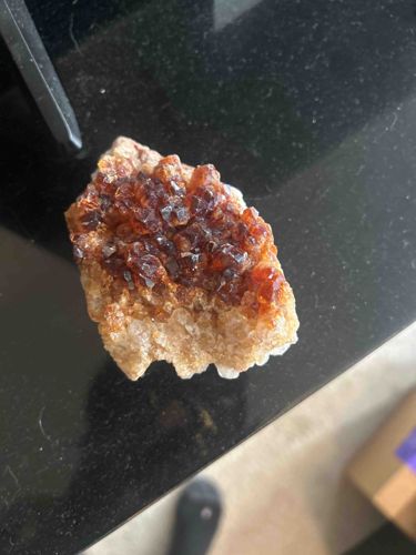 Citrine Crystal Cluster on Matrix
