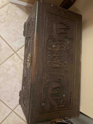 Carved Asian Wooden Chest