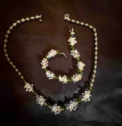 Swarovski Crystal Necklace and Bracelet Set