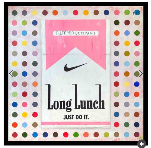 William Hylton, 'Long Lunch, Just Do It.' (48x48 original)