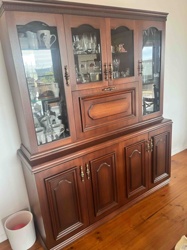 Traditional Wooden China Cabinet / Hutch