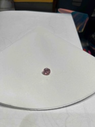 Loose Round Brilliant Cut Pink Diamond