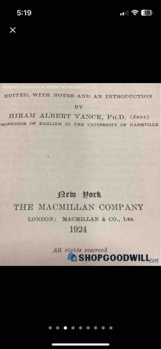 Treasure Island 1924 Edition by Hiram Albert Vance