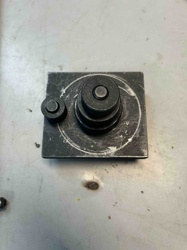 Stepped Punch or Die Component with Base Plate