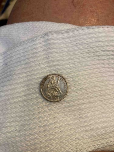 1887 Seated Liberty Silver Dime