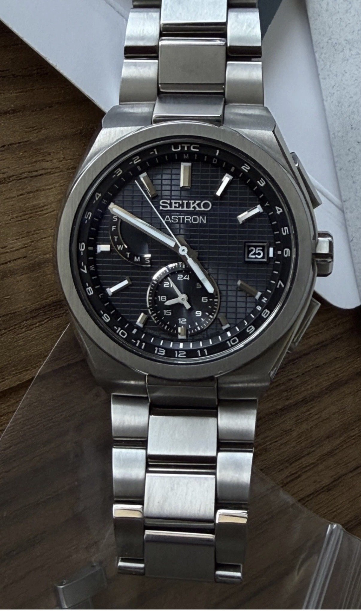 Submitted photo of Seiko Astron SBXY065 Radio Controlled Solar Watch (not authenticated)