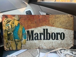 Vintage Marlboro Advertising Sign