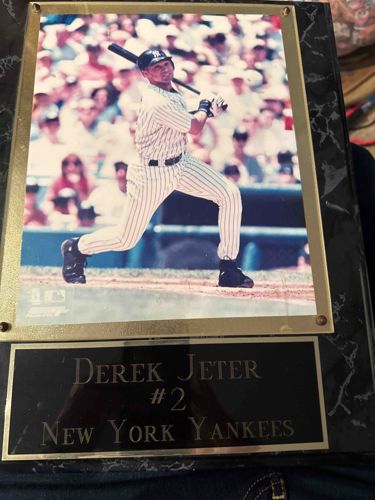 Derek Jeter New York Yankees Commemorative Photo Plaque
