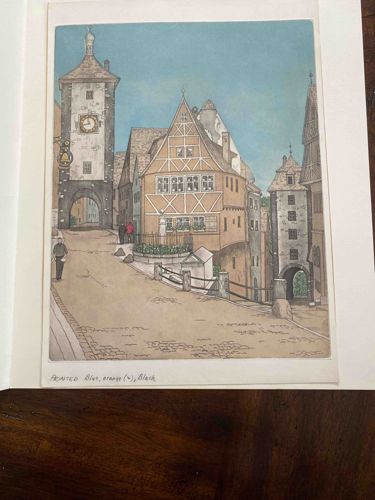 M. R. Bebb, Rothenburg Lithograph