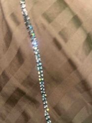 Diamond or Rhinestone Tennis Bracelet