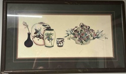 Serene Setting DeShong Floral and Oriental Still Life Print