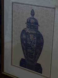Framed Print of an Oriental Ginger Jar