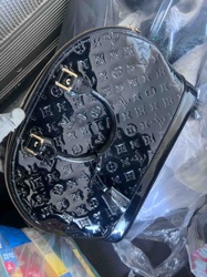 Louis Vuitton Monogram Vernis Alma BB Handbag in Black