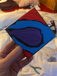 Small Abstract Geometric Painting