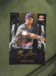 2014 Panini USA Baseball Collegiate National Team Bobby Dalbec Autograph Trading Card