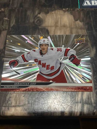 Sebastian Aho Carolina Hurricanes Upper Deck Hockey Card