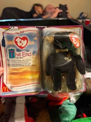 Ty Beanie Baby 'The End' Bear (McDonald's Teenie Beanie)