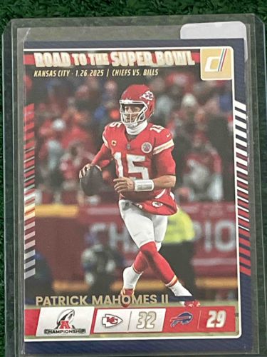 2024 Panini Donruss Patrick Mahomes II 'Road to the Super Bowl' Trading Card
