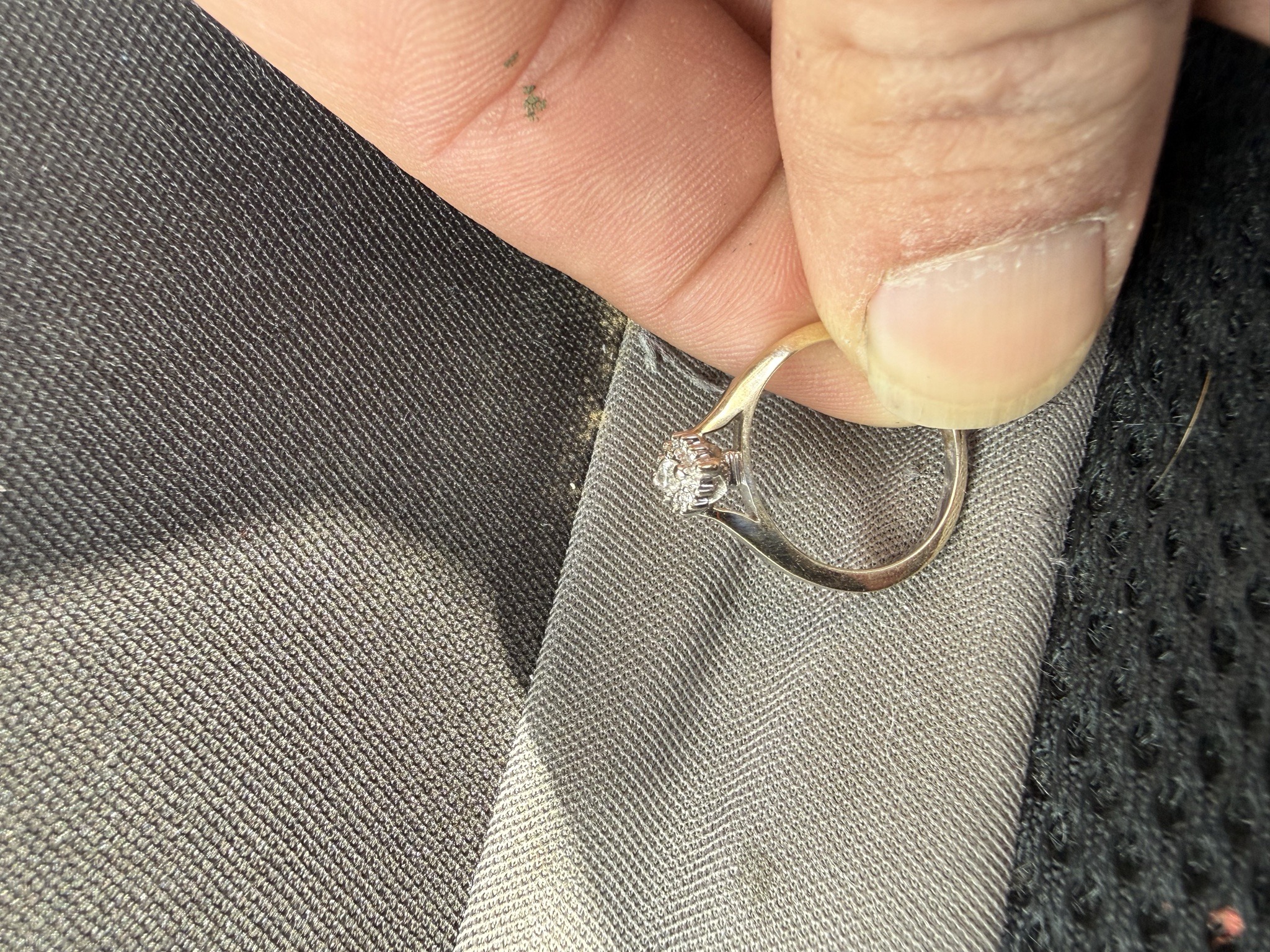 Submitted photo of Diamond cluster ring