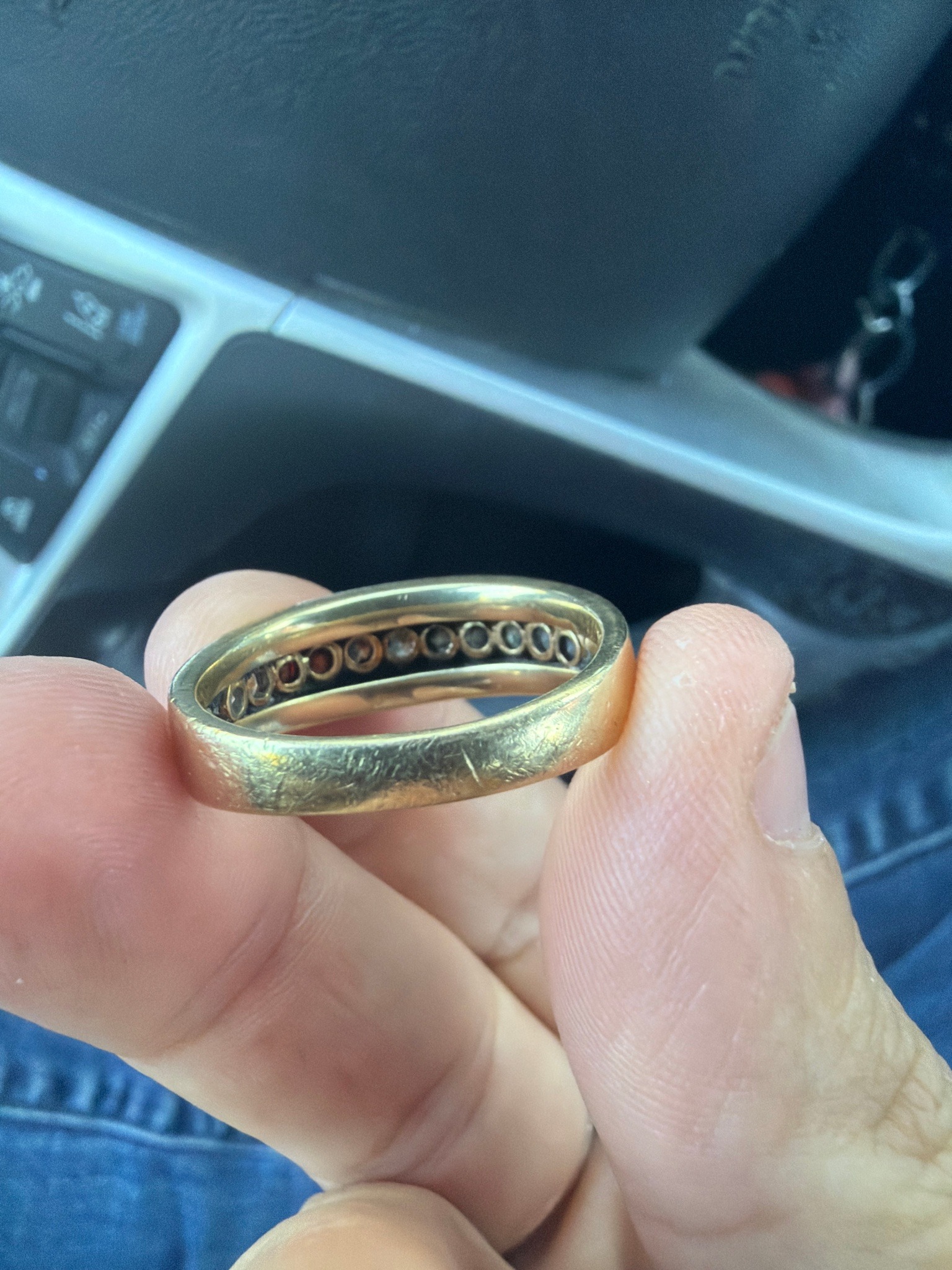 Submitted photo of Yellow Gold Channel-Set Band