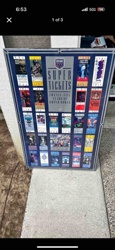 Framed 'Super Tickets: Twenty-Five Years of Super Bowls' Ticket Collection Display