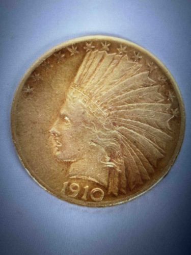 United States Indian Head Gold Coin (1910)