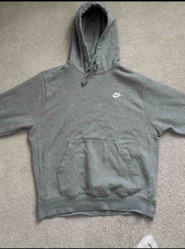 Nike Men's Grey Fleece Pullover Hoodie