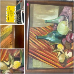 Still Life Painting by P. Lindman