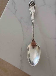 Sterling Silver Monogrammed Teaspoon
