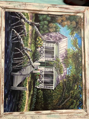 Landscape Painting by M. Landon