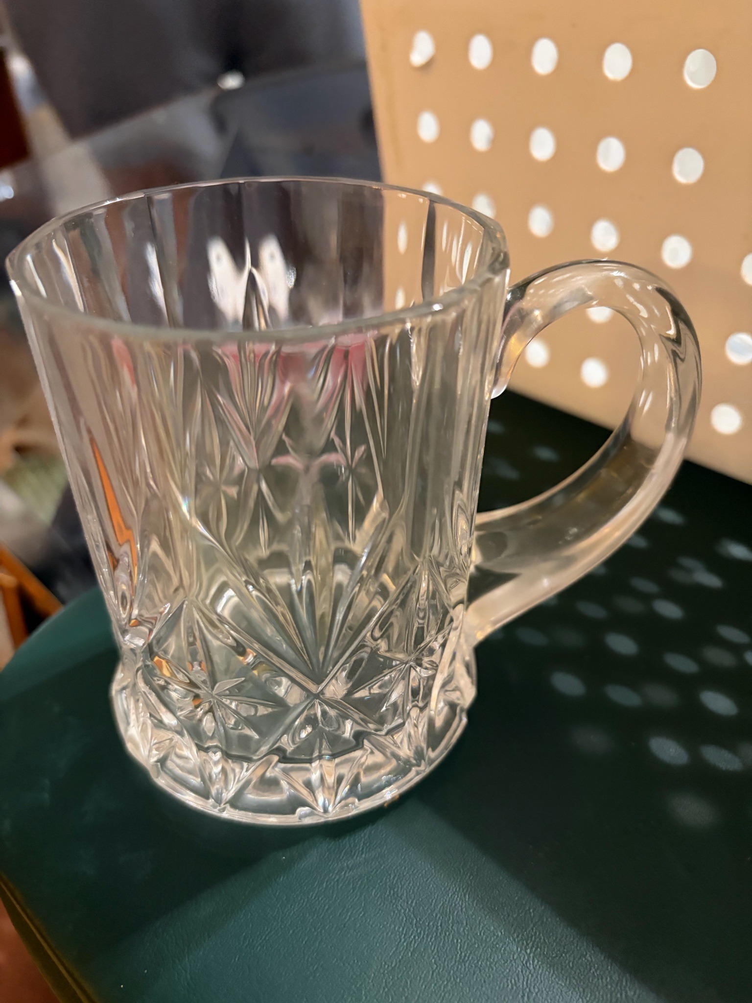 Submitted photo of Cut glass mug