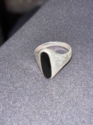 Antique/Vintage Onyx Signet Ring