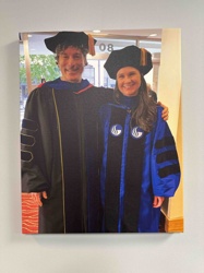 Academic Regalia Portrait Canvas Print