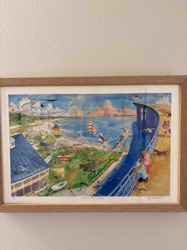 Limited Edition Watercolor Print 'Waiting for the Wind' by Mary Anderson