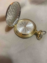 Gold-Tone Pocket Watch