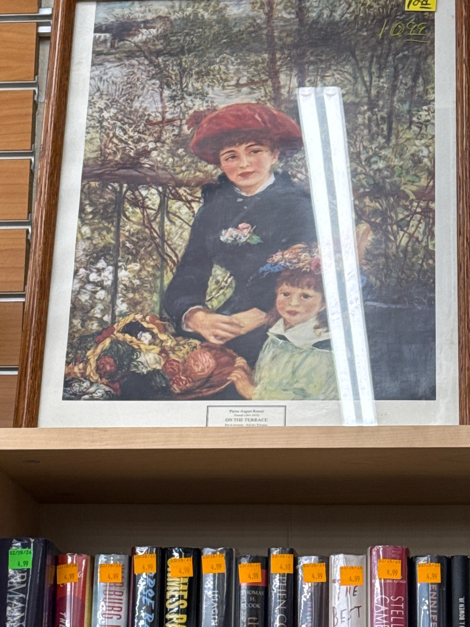 Framed Art Print of 'Two Sisters (On the Terrace)' by Pierre-Auguste Renoir