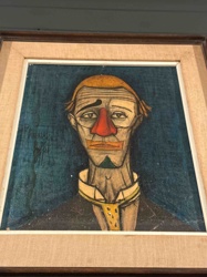 Somber Clown Portrait (Vernon Hogg, 1975)