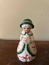 Porcelain Bell Figurine of an Old Woman