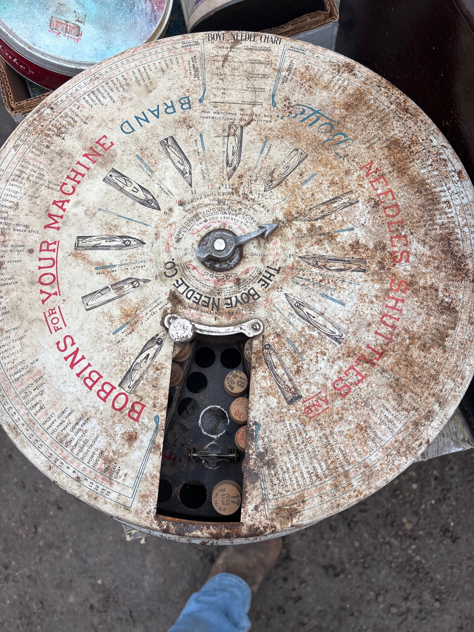 Submitted photo of Boye Needle Chart Bobbins and Needles Dispenser (not authenticated)