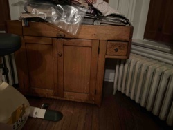 Antique Pine Dry Sink or Small Sideboard