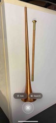 Bugle or Trumpet-style Bell and Detachable Mouthpiece/Rod